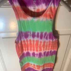 Tie-Dye Tank Top Woman's Size Large